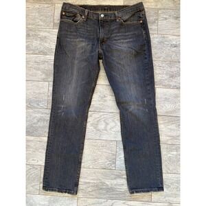 Levi Strauss 511 Mens Denim Jeans 38x32‎ Levi's 38 x 32 Straight leg Distressed